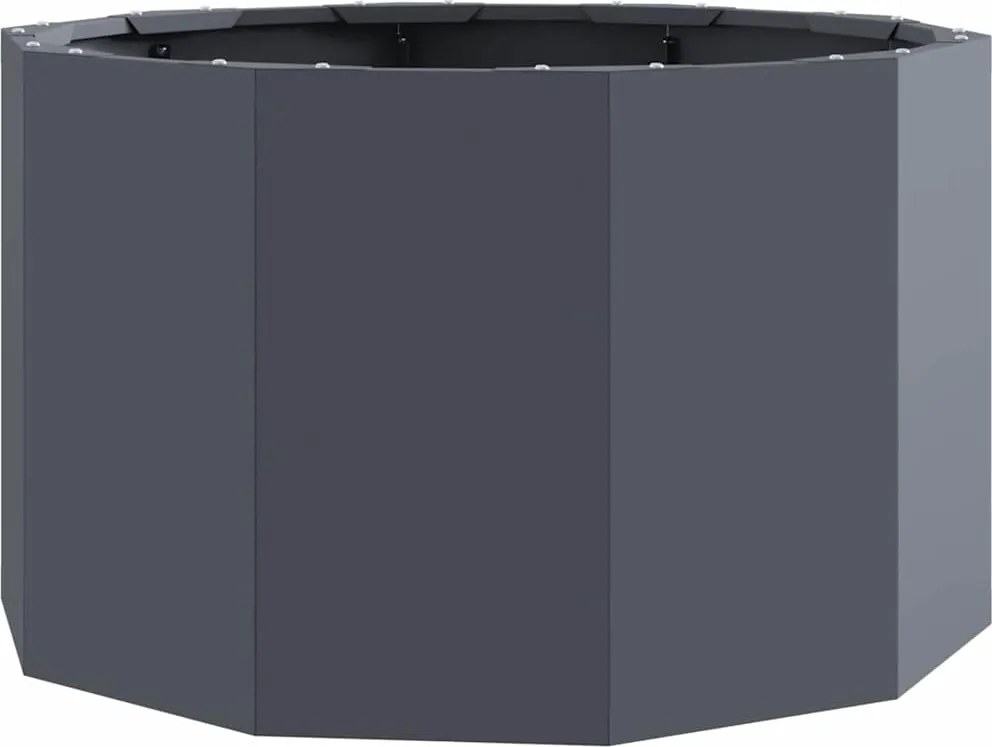 vidaXL Jardinieră Antracit 60 x 60 x 35 cm Oțel