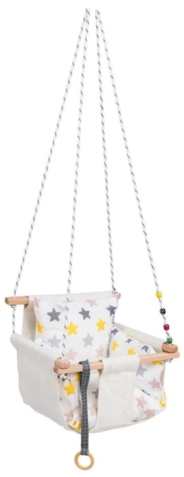 Leagăn textil pentru copii SELALE alb