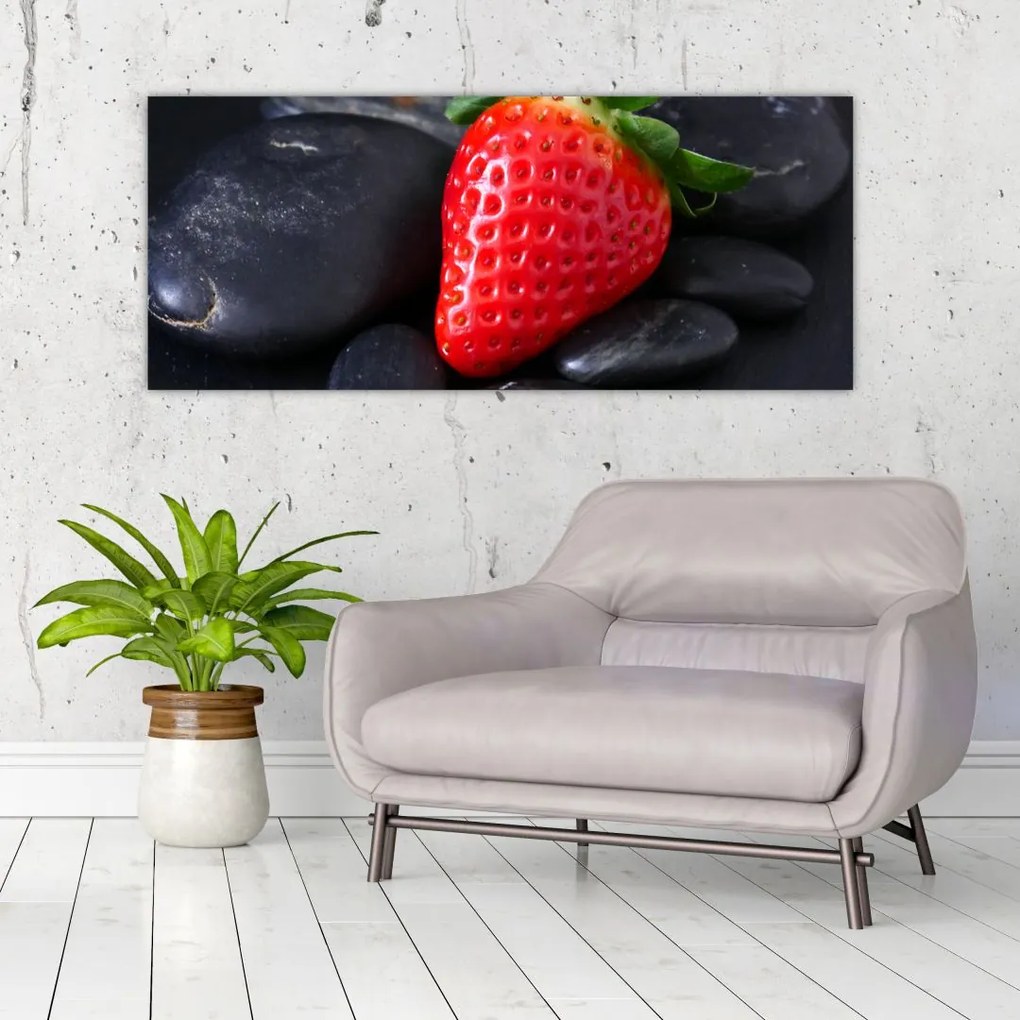 Tablou cu căpșună (120x50 cm)