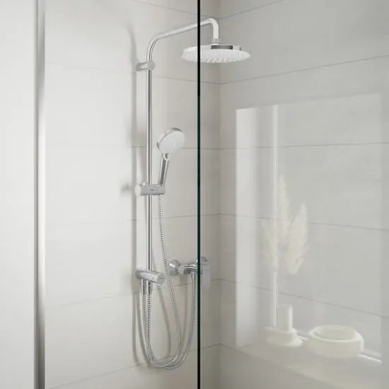 Coloana de dus Hansgrohe Vernis Blend 200 Reno, fara baterie, crom - 26272000