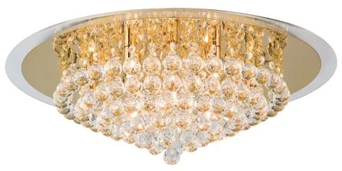 Plafonieră de cristal Orion DLU 2378/9/62 GLORIA 9xG9/40W/230V d. 62 cm auriu
