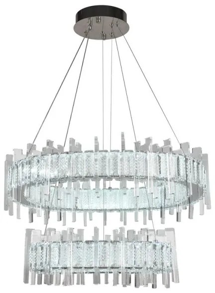 Lustră LED dimabilă pe cablu LED/65W/230V 3000-6500K + telecomandă