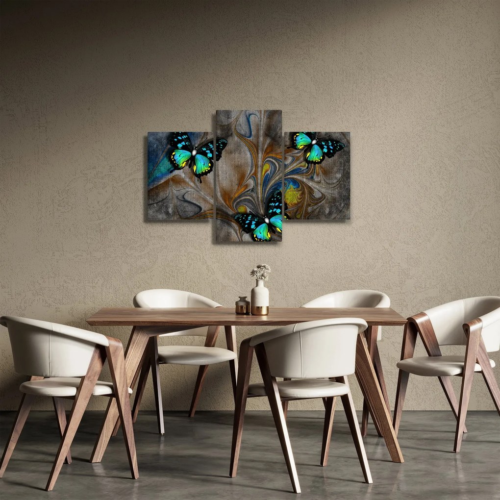 Tablou - Fluturi strălucitori în imagine (90x60 cm)