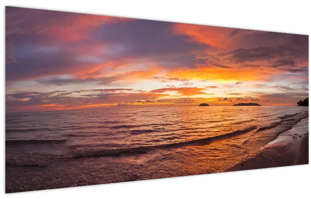 Tablou - Apus de soare (120x50 cm)
