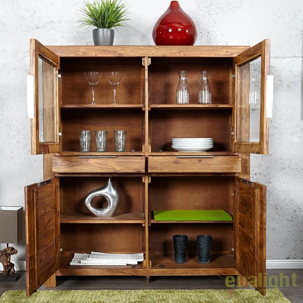 Dulap sufragerie din lemn de trandafir Lagos 120cm A-22685 VC