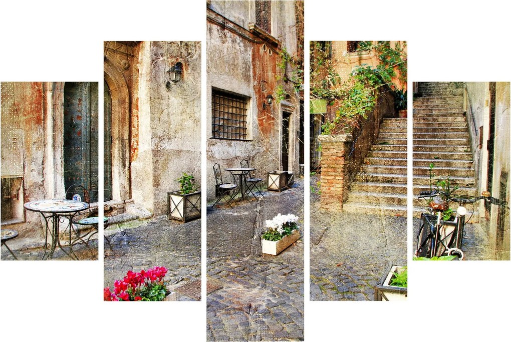 Tablou - Străzile vechi din Roma (150x105 cm)