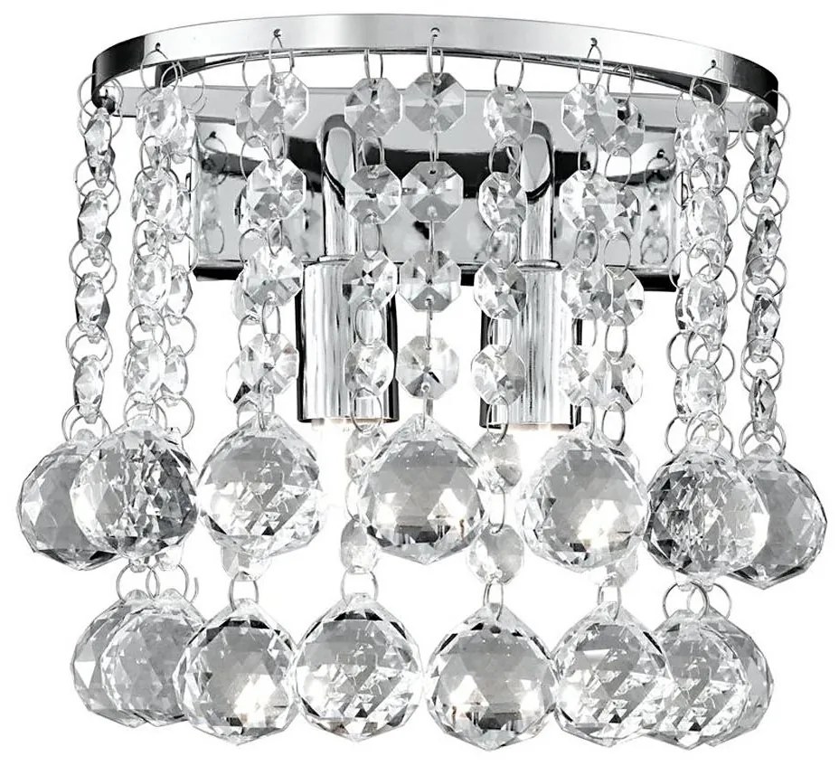 Searchlight - Aplică de cristal HANNA 2xG9/33W/230V