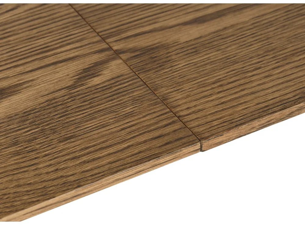 Masă de dining extensibilă cu blat cu aspect de lemn de stejar 95x190 cm Baro – Unique Furniture