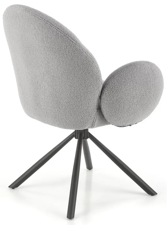 Scaun de bucaterie Lumpy, gri