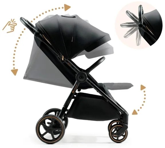Cărucior de copii KINDERKRAFT SELECT MITZY Ink black