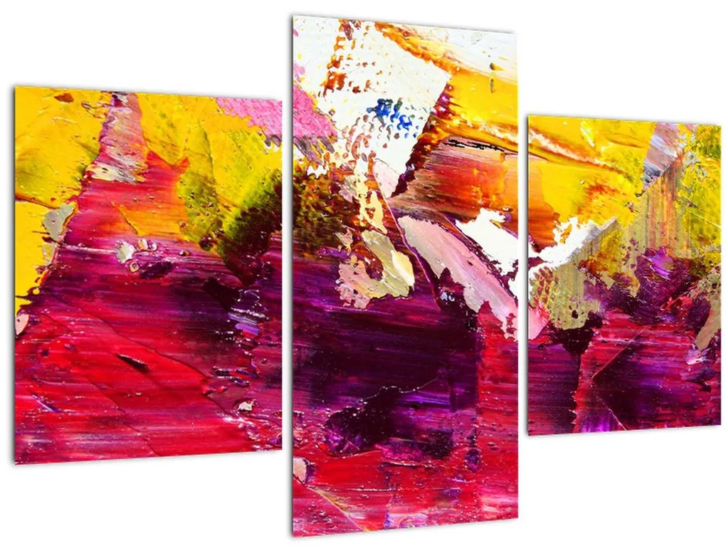 Tablou cu abstracție - pictura (90x60 cm)