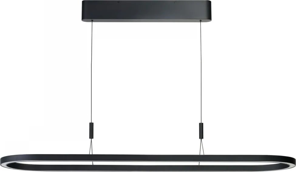 Lustra LED suspendata design modern LAYLA negru 3000K DIMM