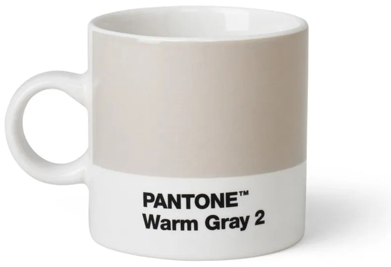 Cană gri deschis pentru espresso din ceramică 120 ml Espresso Warm Gray 2 – Pantone