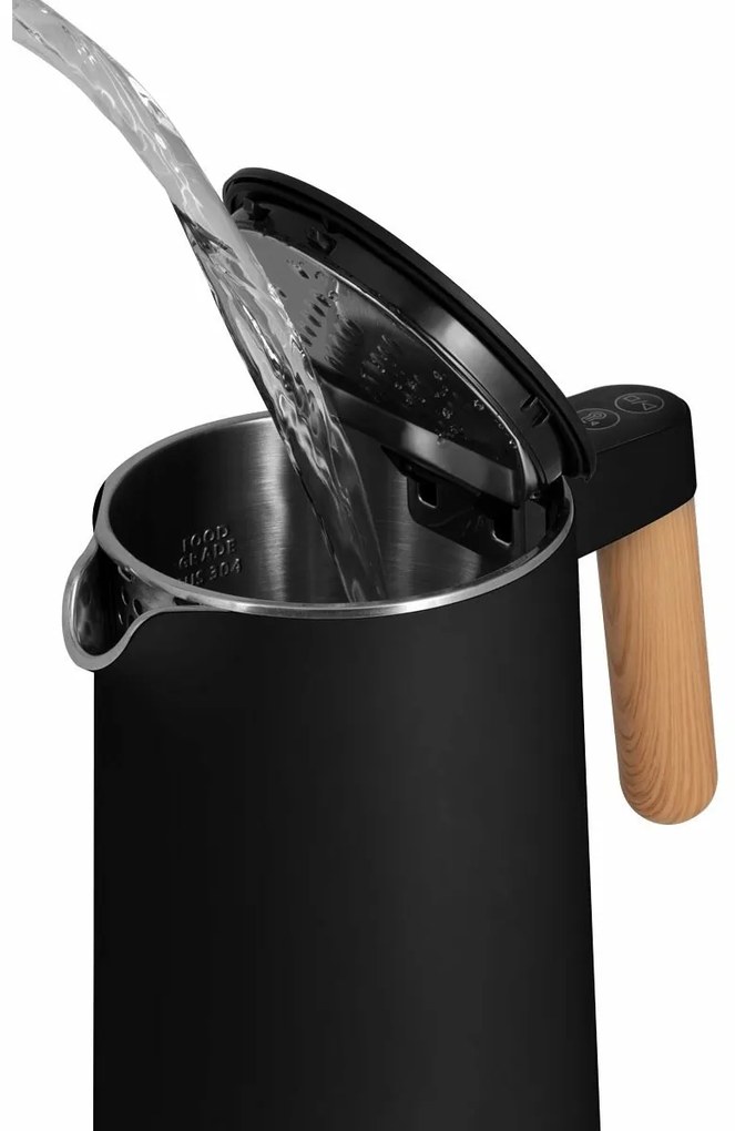 Fierbător din oțel inoxidabil Concept RK3301 Salt&amp; Pepper 1,5 l, negru, negru