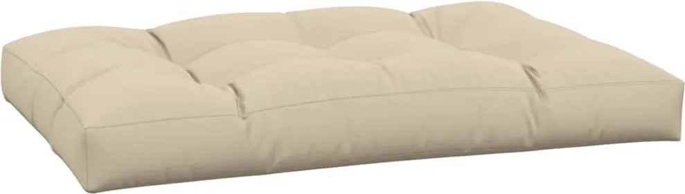 vidaXL Pernă pentru paleți, bej, 120x80x12 cm, material textil