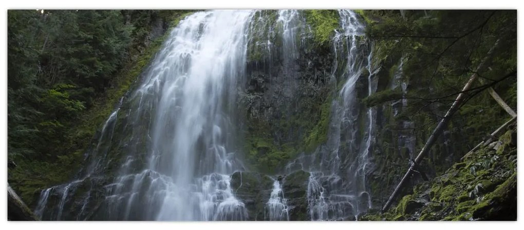 Tablou cu cascadă (120x50 cm)