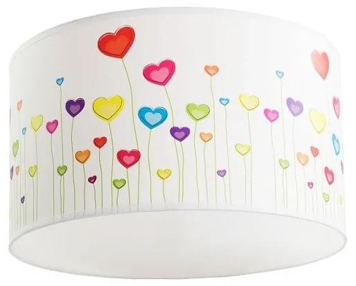 Plafonieră pentru copii HEARTS 1xE27/60W/230V