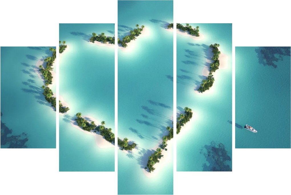 Tablou - Insulele inimii (150x105 cm)