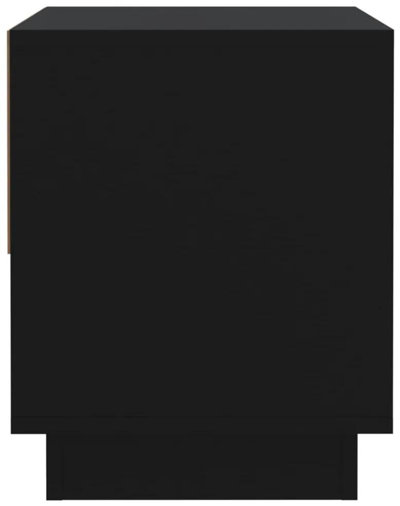 Noptiera, negru, 45x34x44 cm, PAL 1, Negru