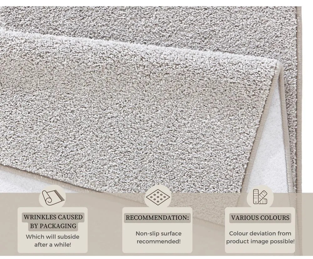 Covor Hanse Home Pure, 80x300 cm, gri deschis