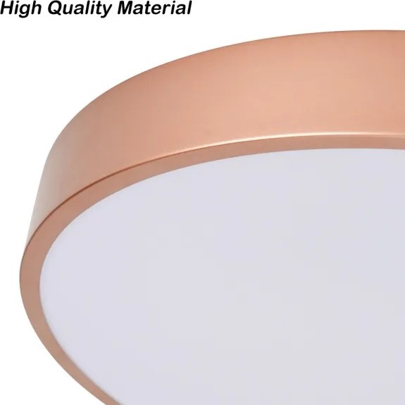Brilagi - Plafonieră LED dimabilă POOL LED/48W/230V Ø 40 cm, finisaj bronz + telecomandă