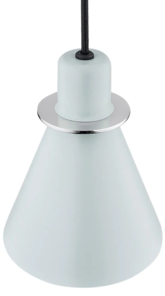 Pendul modern design retro Beverly albastru/crom