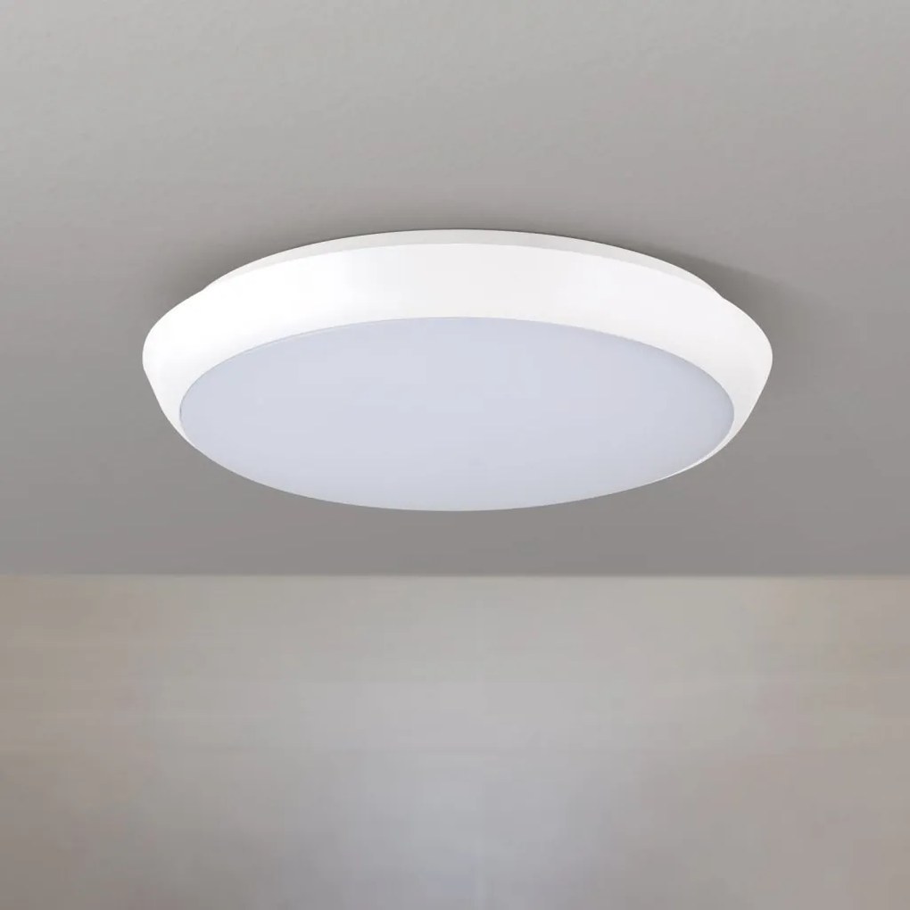 Plafoniera LED pentru baie design circular MAGGY D-25cm alba