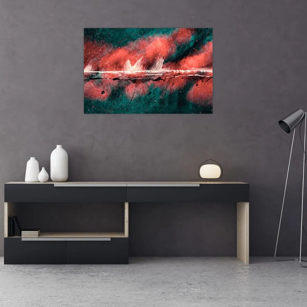 Tablou - Explozie în petrol (90x60 cm)