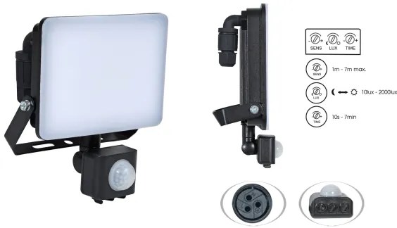 Brilagi - Proiector LED cu senzor ELARA PRO LED/20W/230V IP65