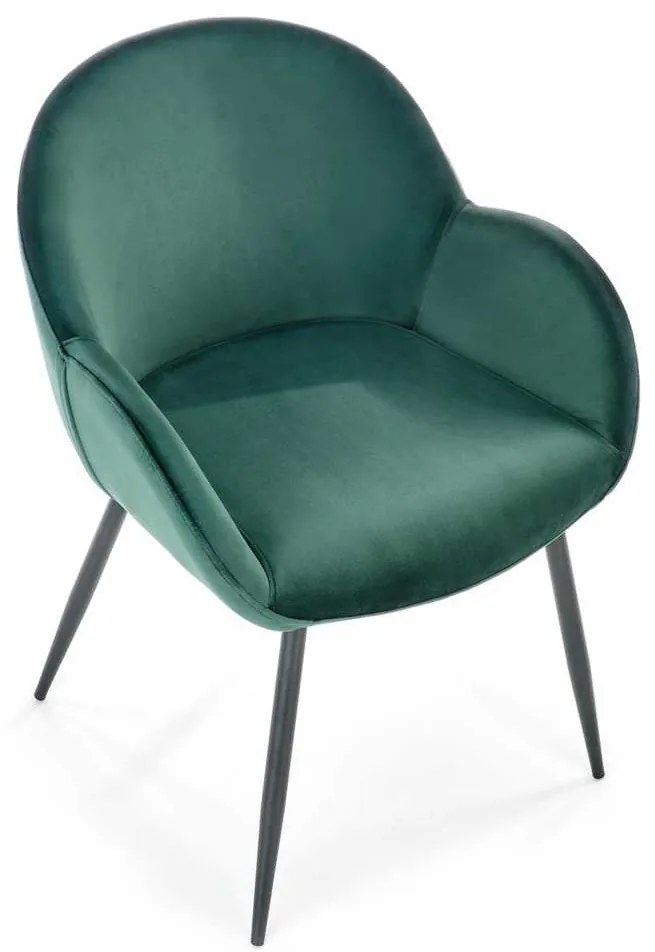 Scaun de bucătărie Delila, verde închis