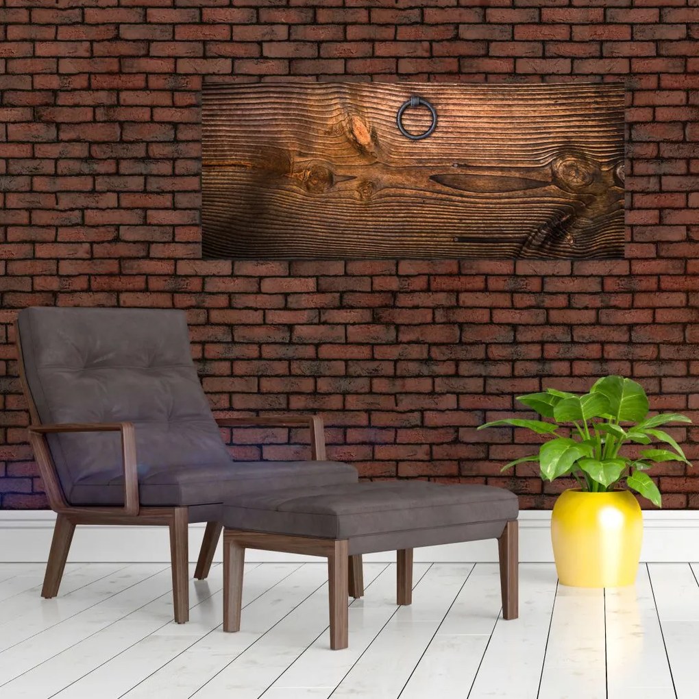 Tablou textura lemnului (120x50 cm)