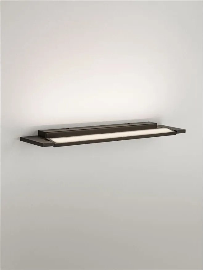 Aplica de perete LED baie IP44 LIVO neagra