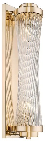 Aplică Zuma Line W0528-02M-F7AC SERGIO 2xE14/60W/230V auriu