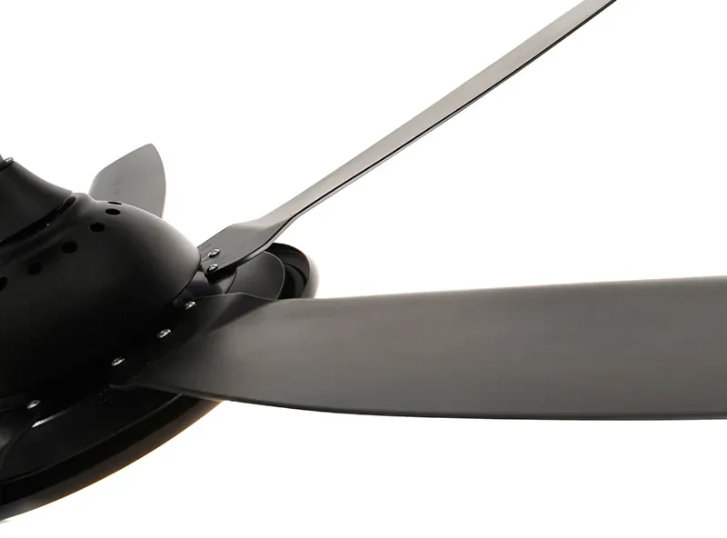 Ventilator de tavan modern negru cu telecomanda incl. LED - Vifte