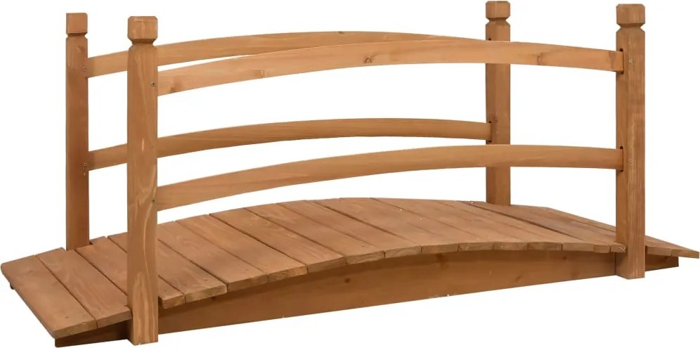 vidaXL Podeț de grădină, 140 x 60 x 60 cm, lemn masiv de brad