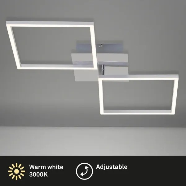 Plafonieră LED FRAMES 2xLED/16W/230V Briloner 3192-018