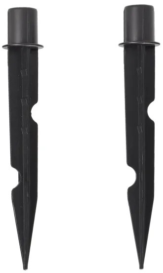 Lampă LED solară cu senzor Solight WO7202 PALERMO LED/5W/2000mAh IP54 negru