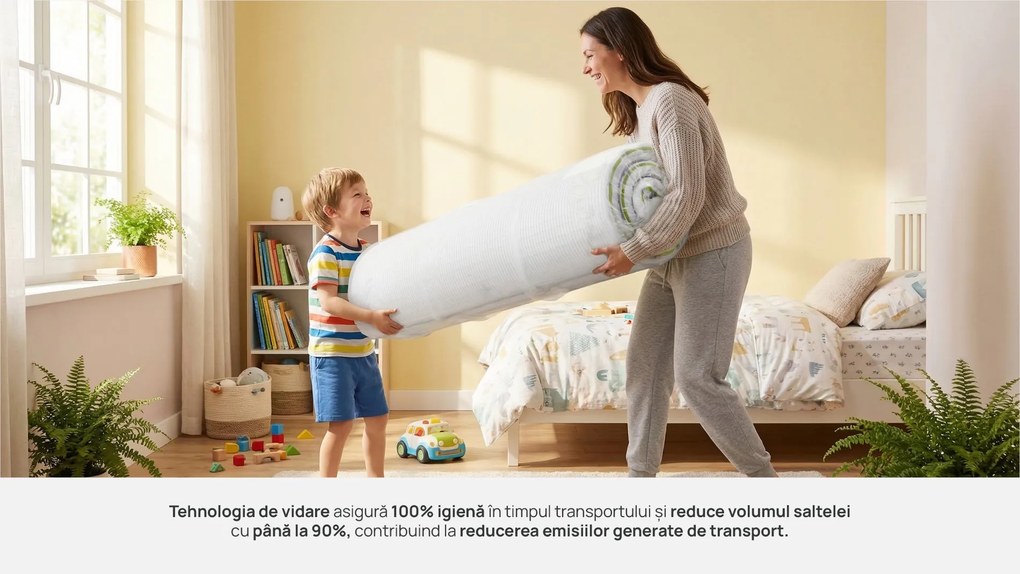 Saltea Zymmo, Rila, 90x200x24, Medie-tare