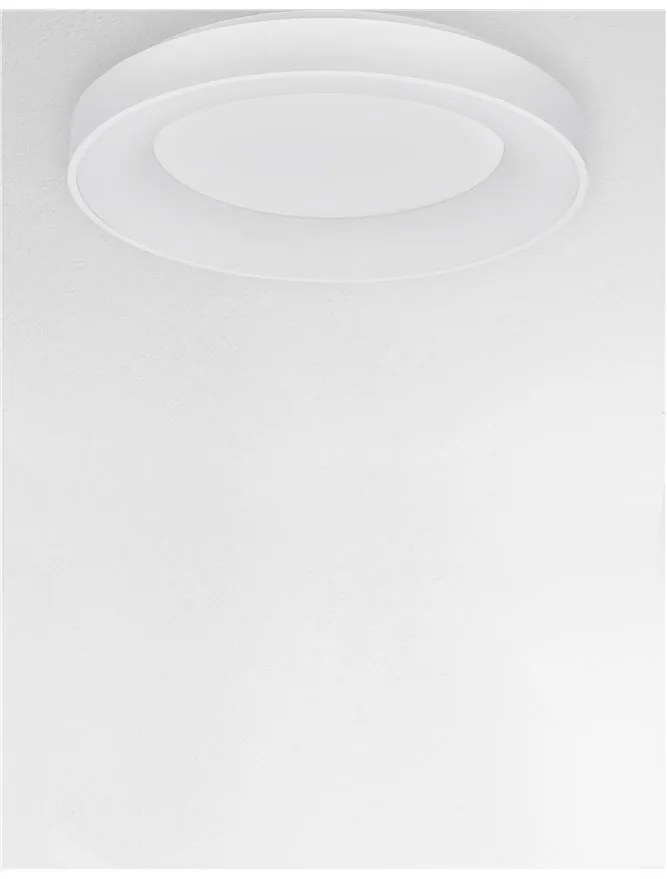 Plafoniera LED 3000K moderna 60cm RANDO THIN alba NVL-9353852
