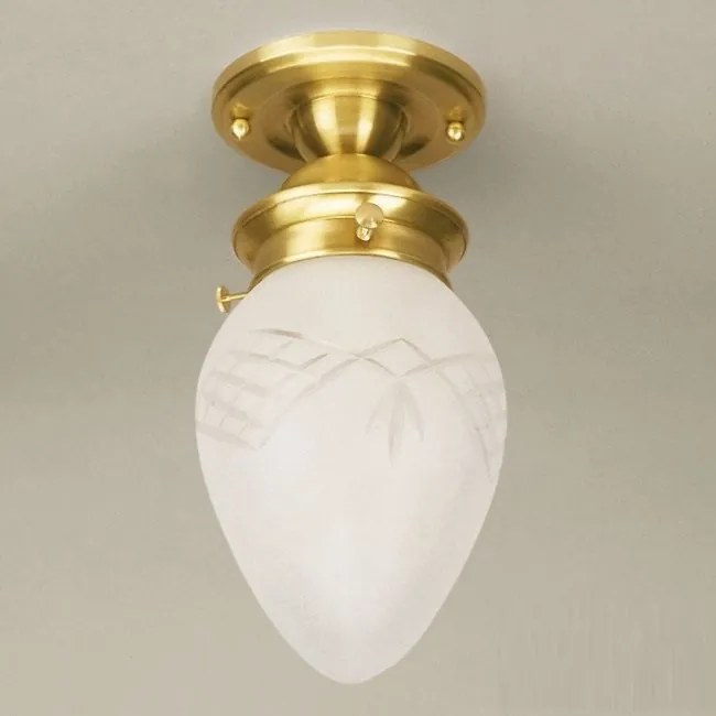 Plafoniera eleganta design LUX Budapest, bronz DL 7-142 bronze/376 klar-matt OR