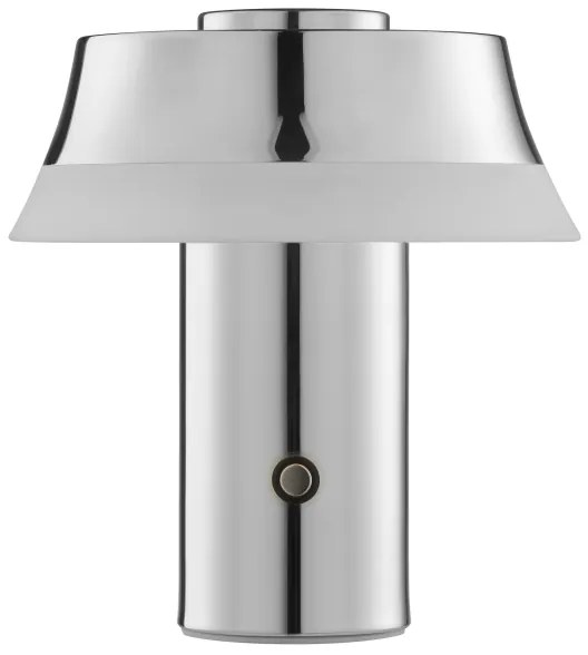 Brilliant - Lampă de masă LED tactilă, dimabilă și reîncărcabilă KINICH LED/2,5W/5V 2700K crom lucios