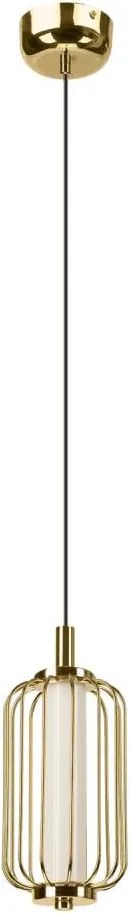 Lustră LED suspendată pe cablu BONNIE 10W/230V 3000K auriu