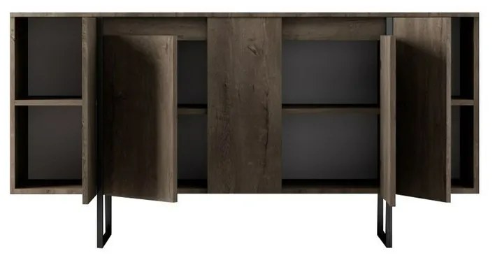 Dulap Luxe Walnut and Black