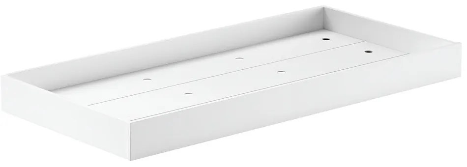 Pat pentru copii alb de tip casă/cu extensie suplimentară din lemn de fag 90x200 cm Forrest – Vipack