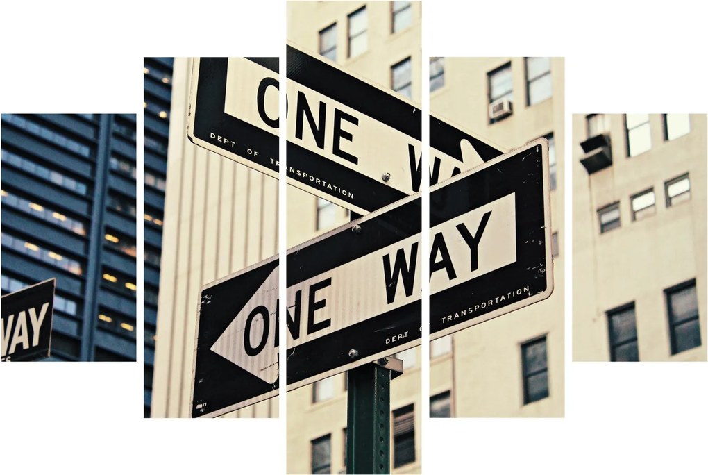 Tablou - New York ONE WAY (150x105 cm)