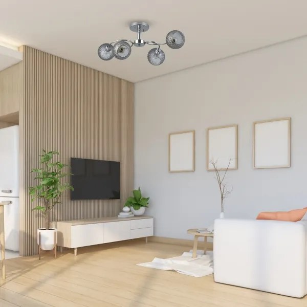 Lustră aplicată OAKLAND 4xE27/60W/230V