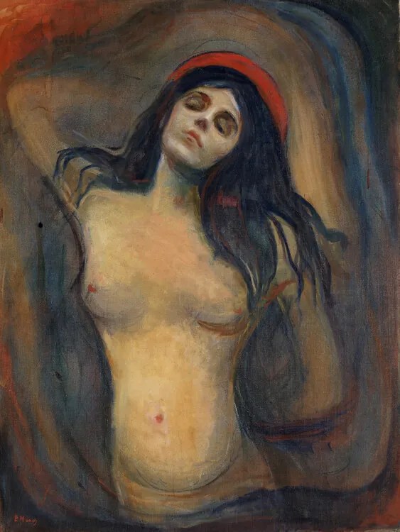 Reproducere Madonna, 1895, Edvard Munch