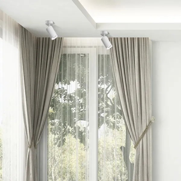 Spot LED RGBW reglabil pentru baie TURYN, 1x GU10/6W/230V, IP44, alb