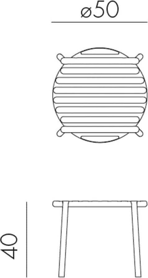 Masa Exterior Nardi - Doga Table