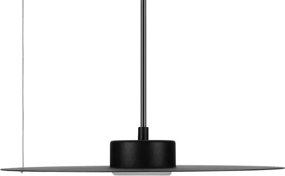 Lustră suspendată pe cablu PIATTO 1xGX53/15W/230V, diametru 35 cm, neagră